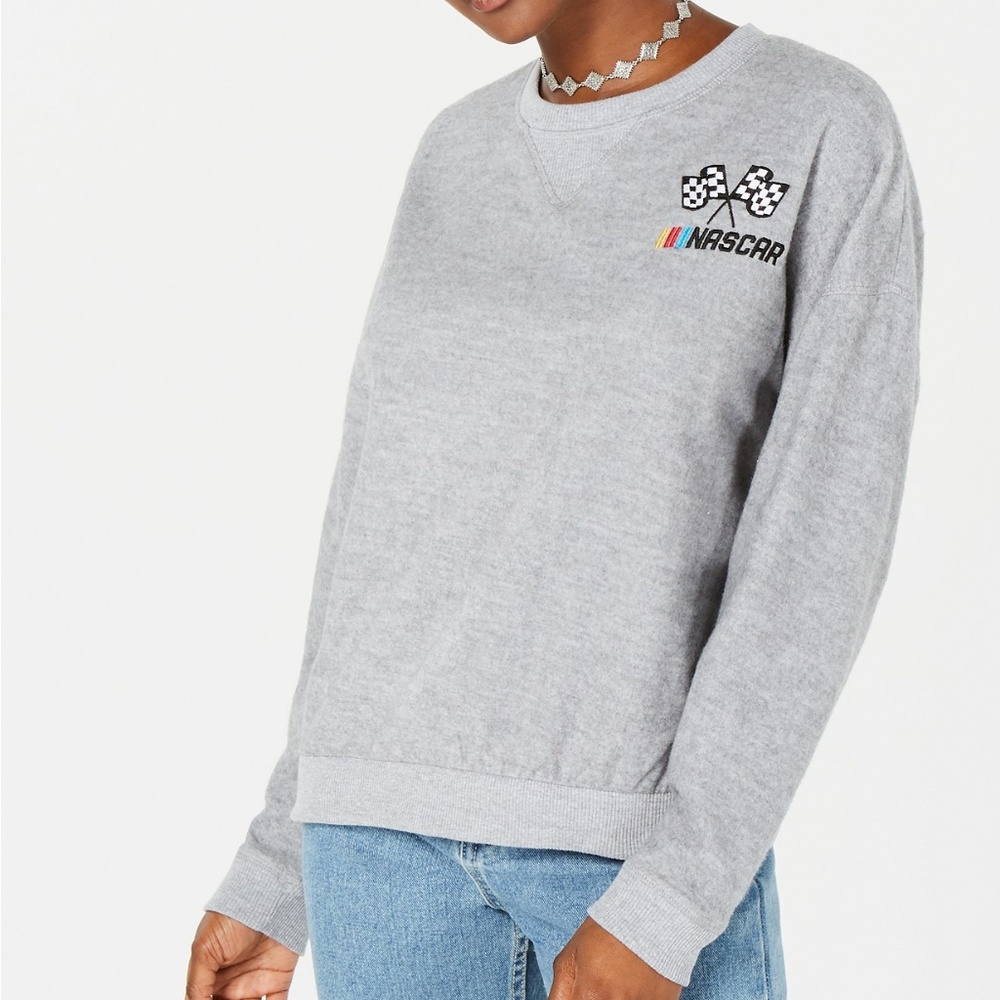 Juniors Cotton Embroidered NASCAR Sweatshirt